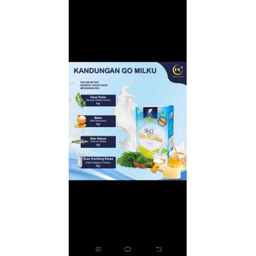 

Susu GoMilku ST12 200gr & 600 gr