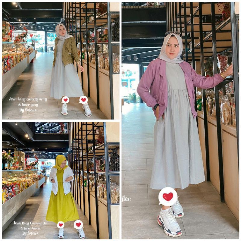 Set Inner Jaket Baby Corduroy by SABHIRA Original