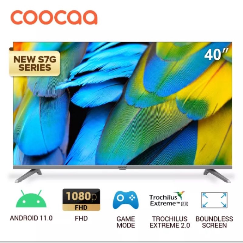 Coocaa Android TV 40 inch - Digital TV - Android 11 series 40S7G