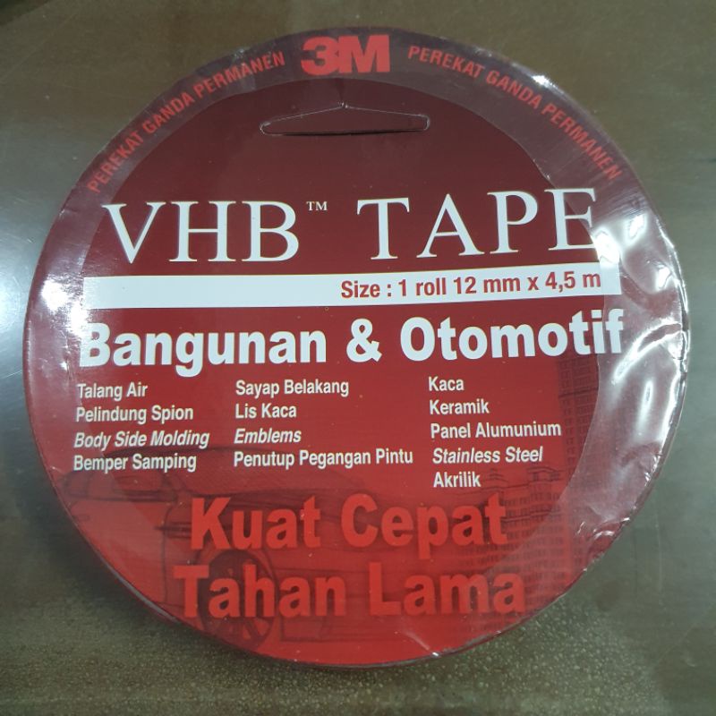 3m vhb tape 12mm x 4.5m