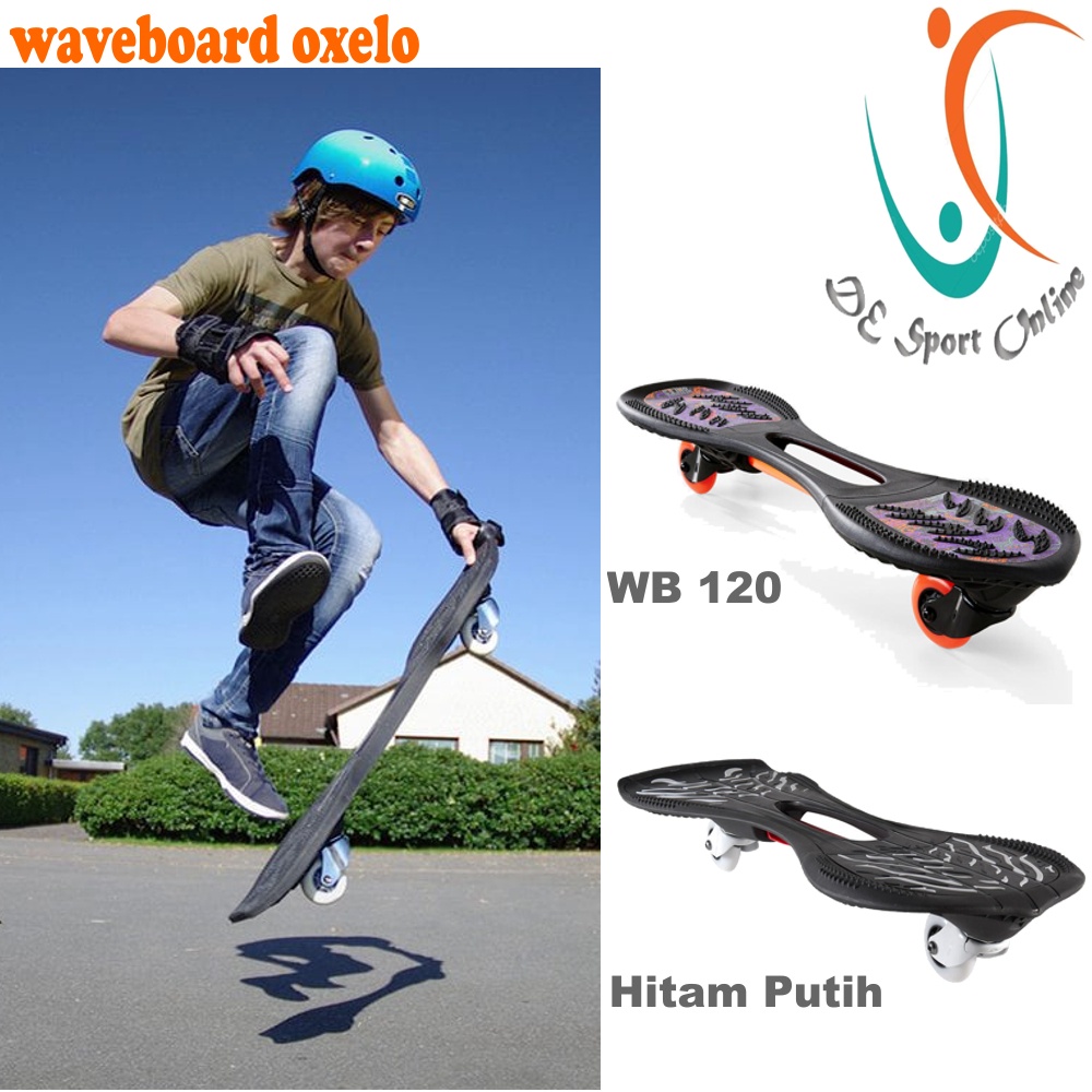 SKATEBOARD WAVEBOARD OXELO PEMULA Wb120 UNGU PRODUK IMPORT ORIGINAL OXELO