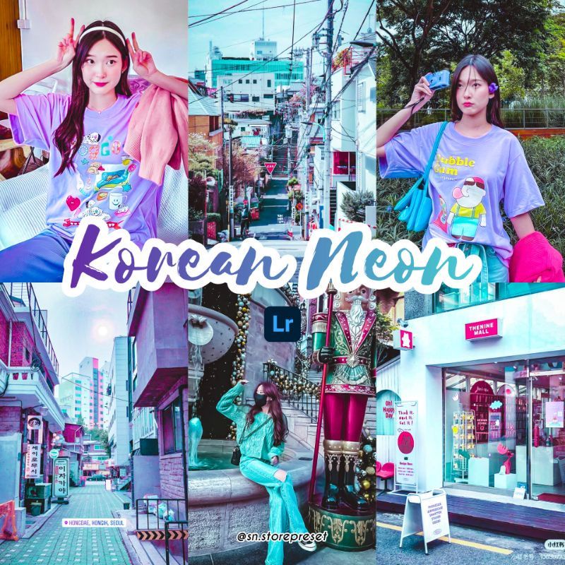 PRESET LIGHTROOM KOREAN NEON // FOR IOS &amp; ANDROID
