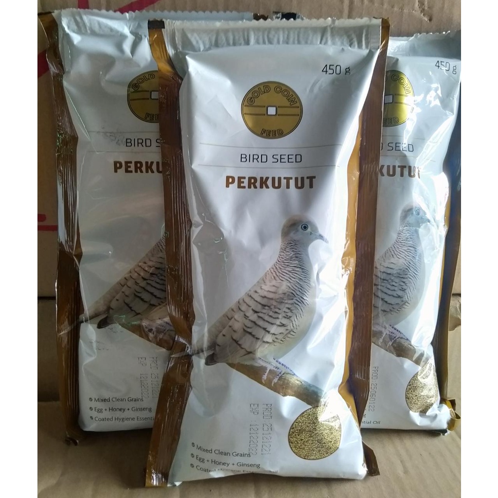 GOLD COIN PERKUTUT PAKAN BURUNG PERKUTUT 450gr