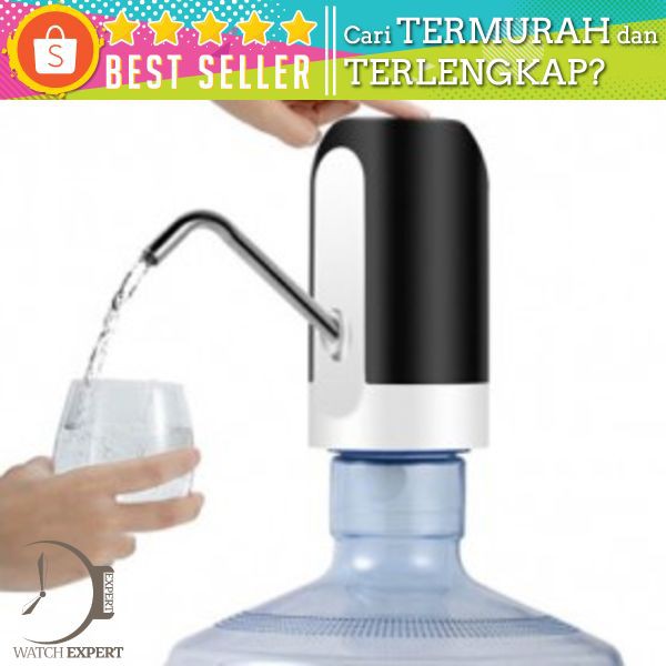 Alloet Pompa Elektrik Air Minum Galon Rechargeable Smart Wireless Pumping - SY-WD-01 - Black