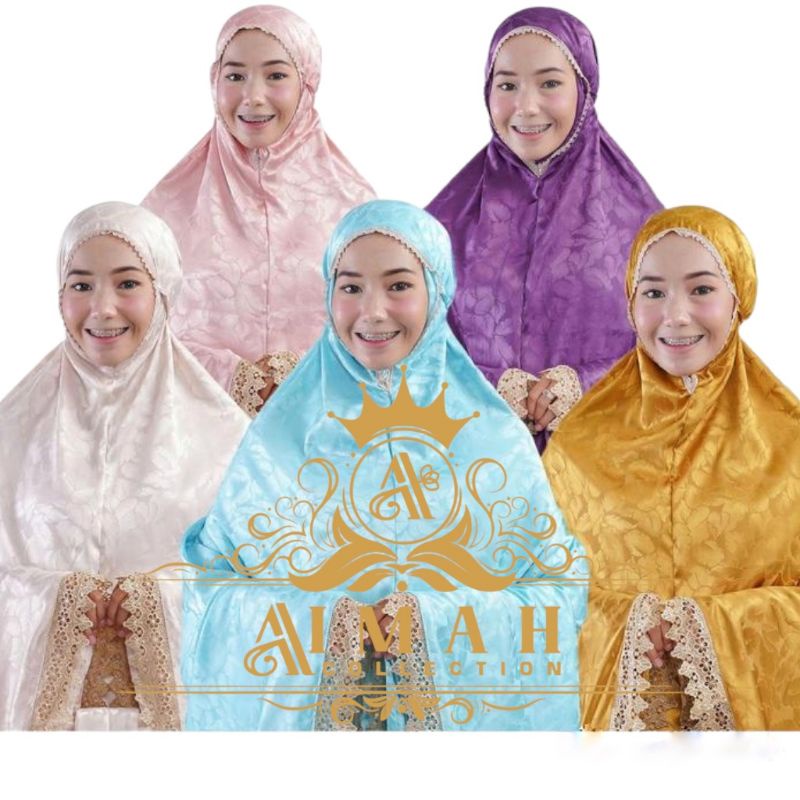 BISA CoD mukenah armani alluer &quot; aimah preium&quot;membuat tampil cantik dan elengan