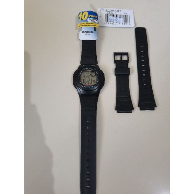 STRAP TALI JAM TANGAN CASIO F-200W, PAS LGSG BS DIPAKAI