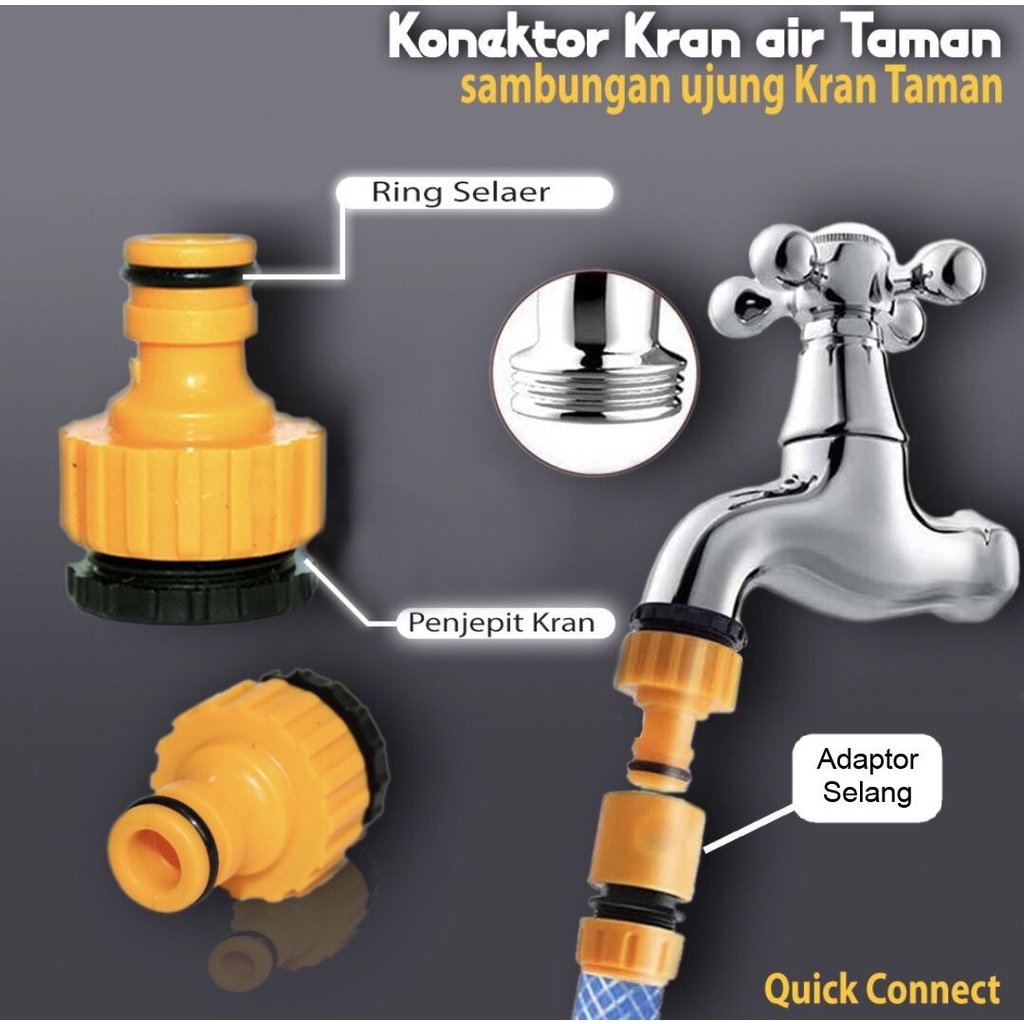 KONEKTOR QUICK RELEASE SELANG 1/2 DAN 5/8