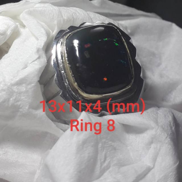Cincin BlackOpal Boulder