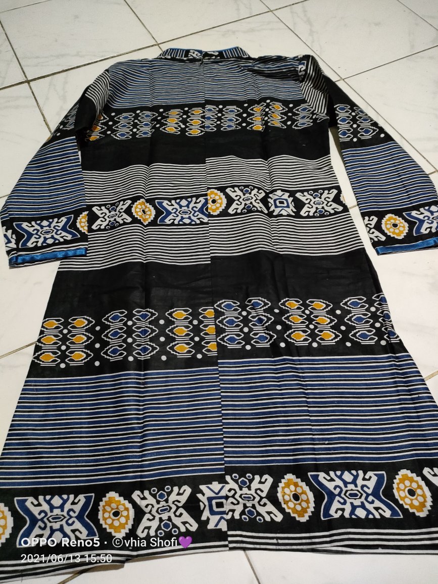 Atasan Dress Batik Wanita Motif Tenun Dsc05500