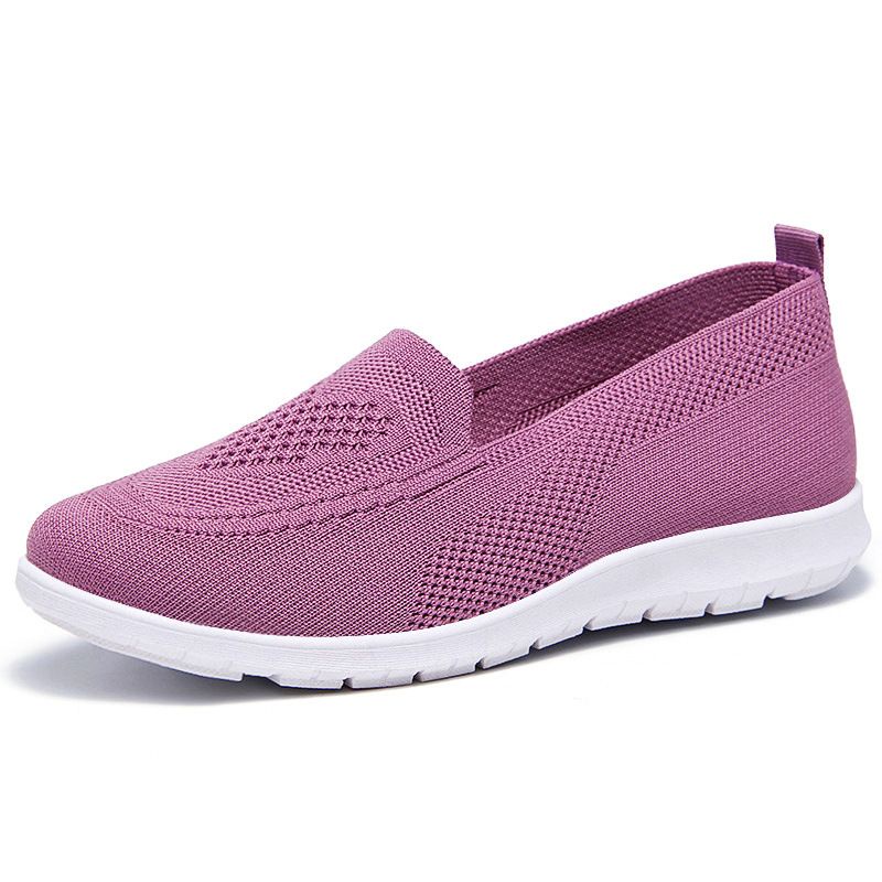 Permata  Sepatu Slip On Flyknit Wanita Import WSLA10 Premium Quality