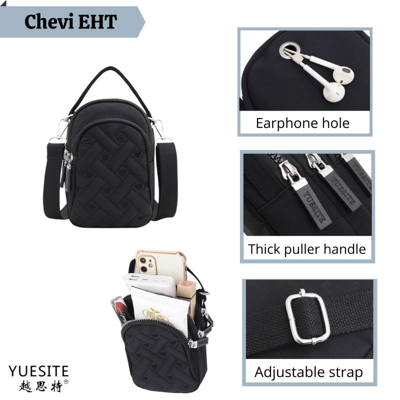 YUESITE CHEVI ORIGINAL IMPORT SLINGBAG HP SELEMPANG WANITA IMPORT CYUTEBAGS
