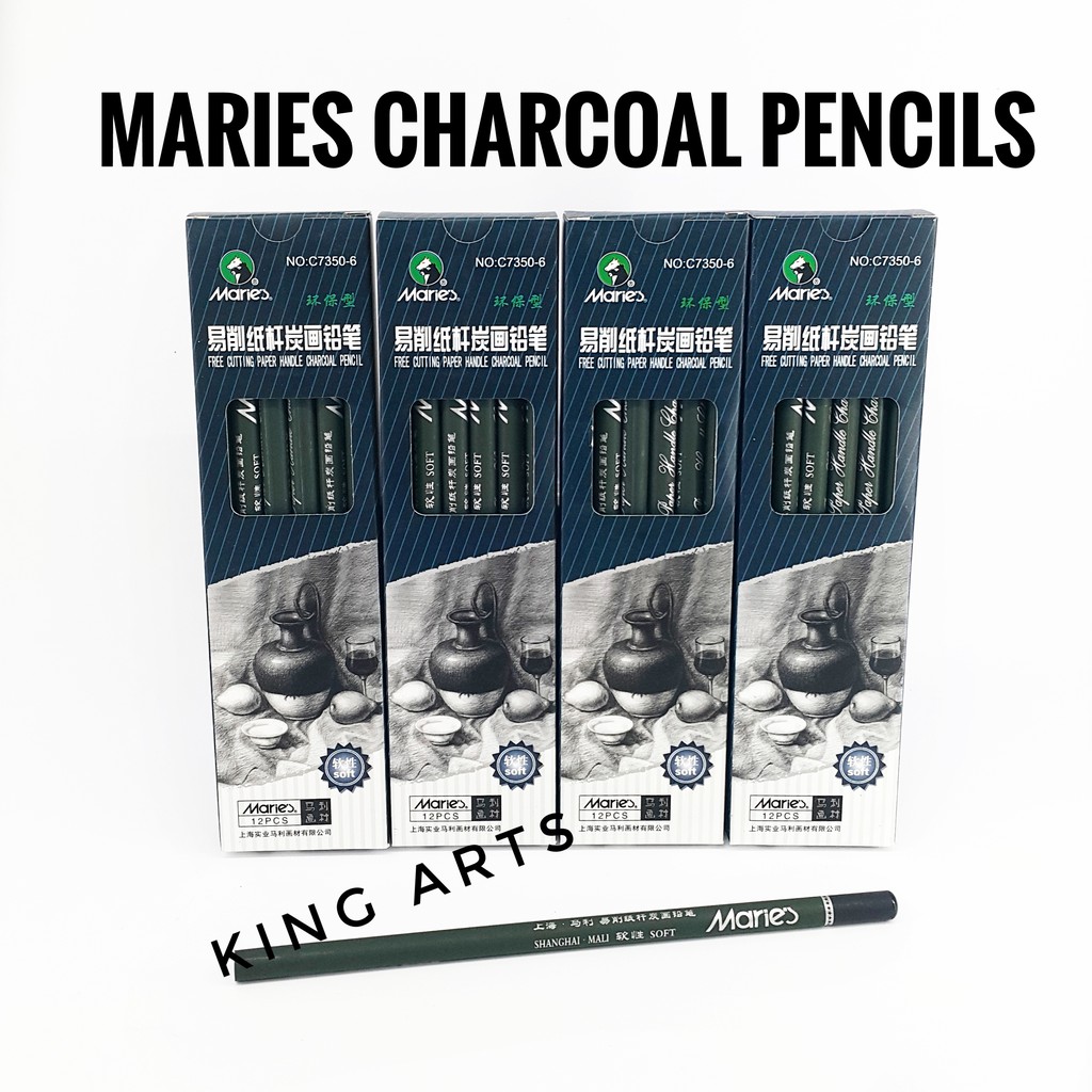 

Pensil Charcoal Maries Soft - c7350-6