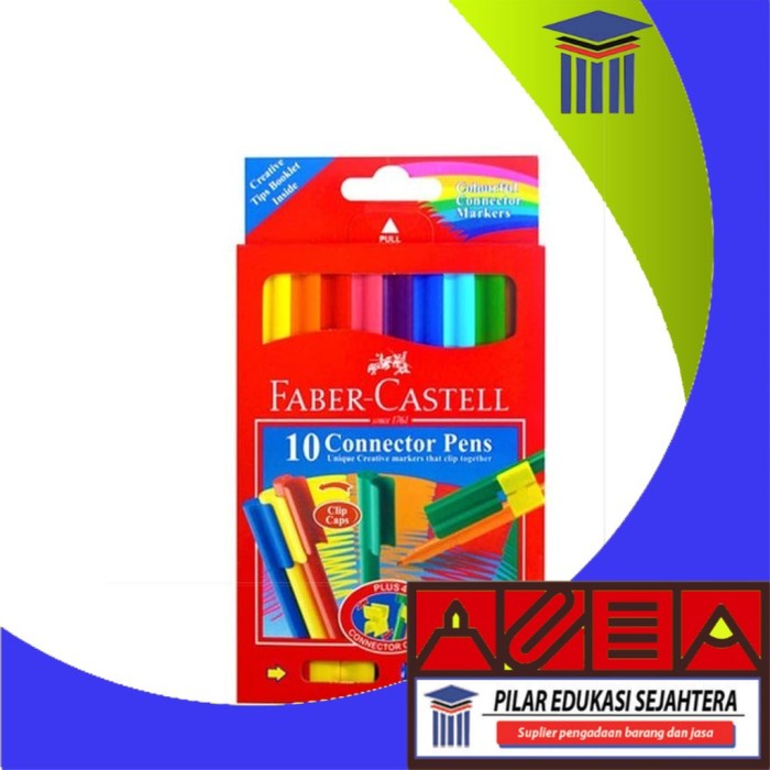 

CONNECTOR PEN / SPIDOL FABER CASTELL 10 WARNA MURAH