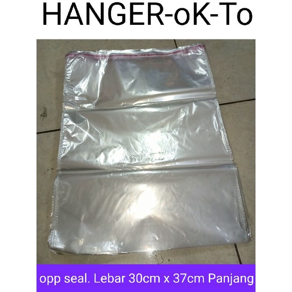 Plastik opp seal 30x37 tebal 1.7 micron (isi 100 lembar)