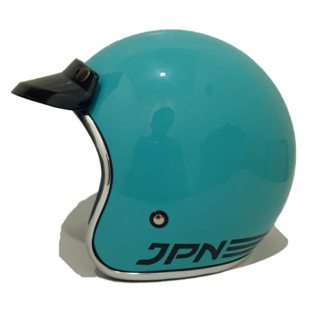 Helm JPN Sky Blue Glossy List Chrom