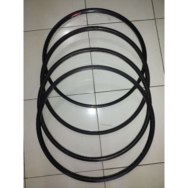 Velg Rim 26 Araya TX-633 Alloy Double wall 36 Hole satu pasang dpn-blkg