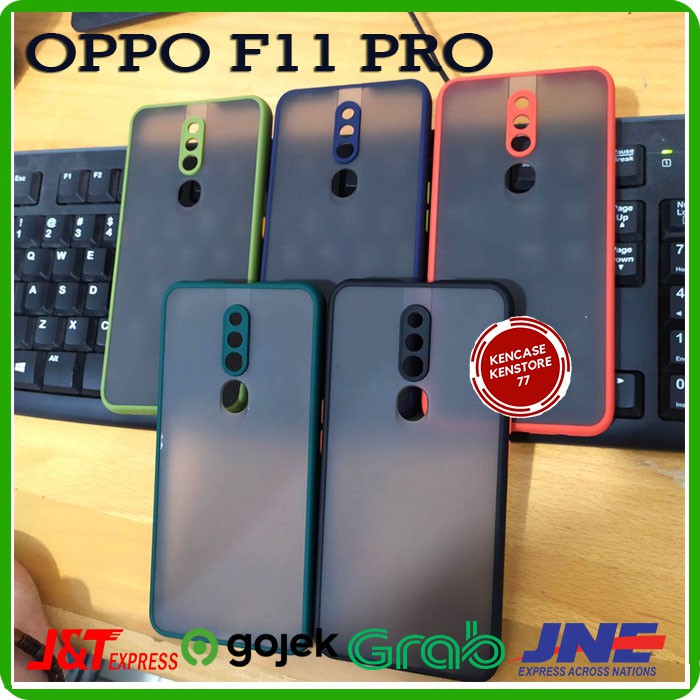 Soft Case Oppo F11 Pro Matte Colour - SOFT CASE DOVE OPPO F11 PRO Back Silikon HP