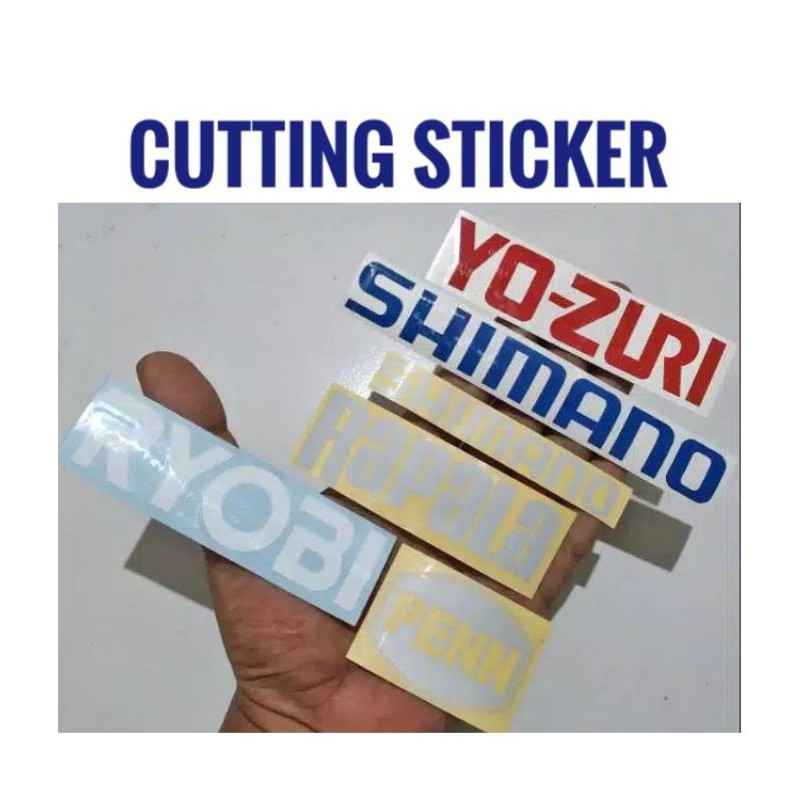 Cutting Sticker Shimano Yozuri Ryobi Pen Yozuri