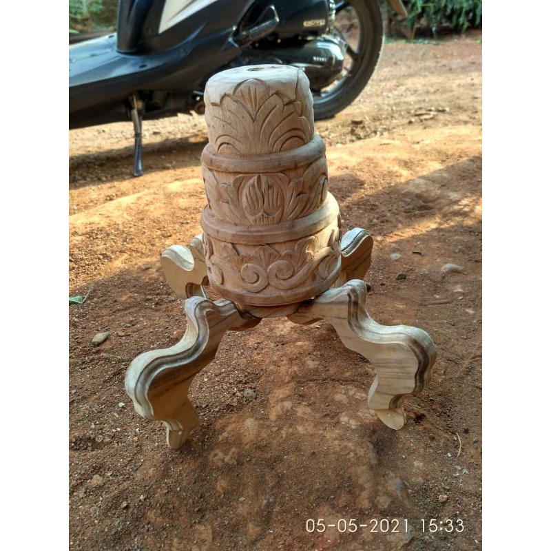 cakaran dan pion ukir sangkar murai