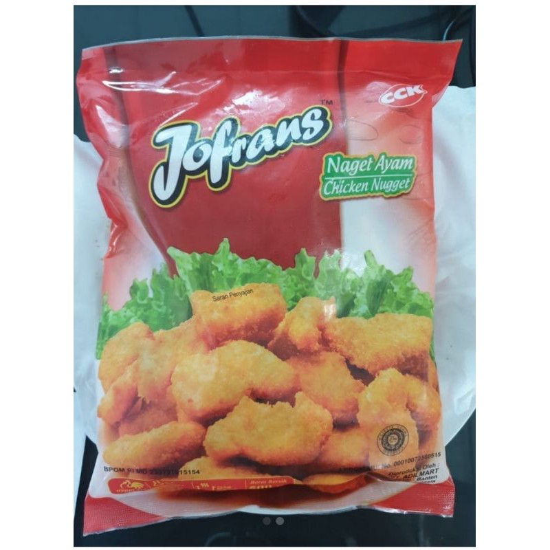 

Jofrans Nugget Ayam 500 Gr