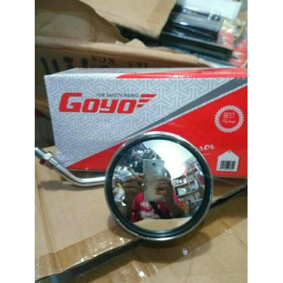 Variasi Spion Retro Bulat Scoopy Vespa Motor Yamaha Tiang Pendek Murah