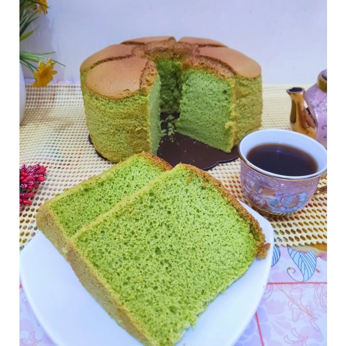 

Chiffon Pandan Cake / Bolu Sifon Pandan Lembut