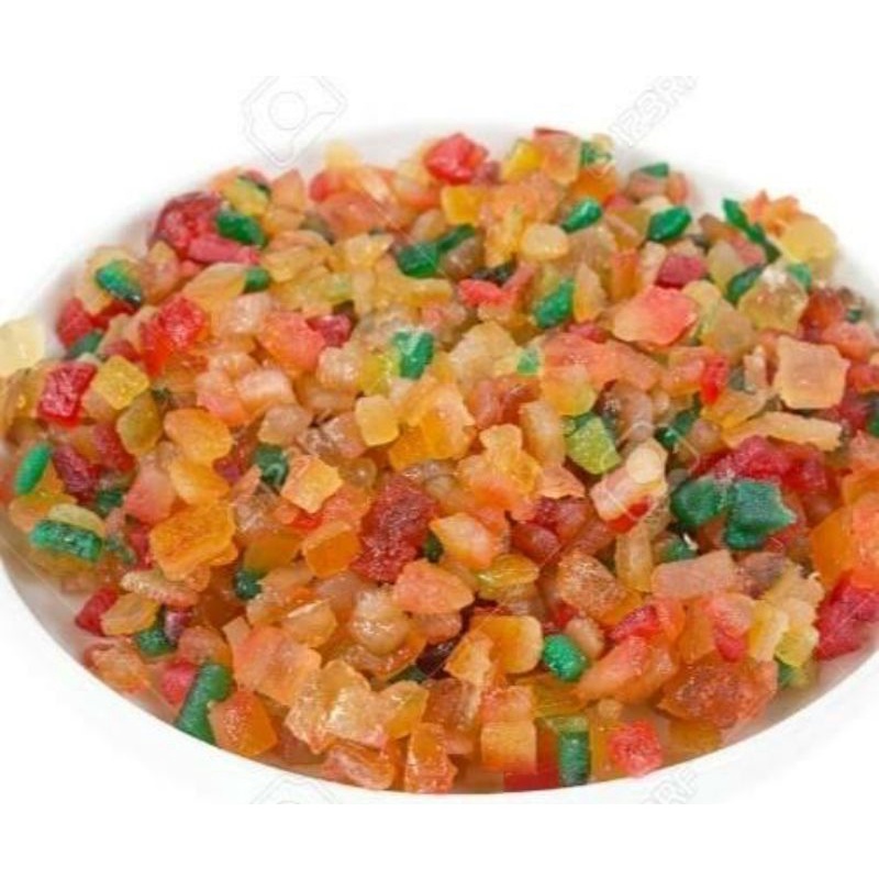 

Dried Fruit Mixed Cubes 500gr Potongan Buah Kering