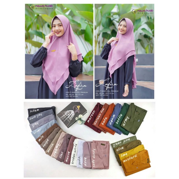 hijab khimar zafira nawa