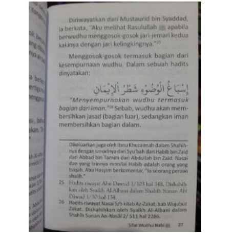 Buku Saku Tuntunan Praktis Wudhu Nabi