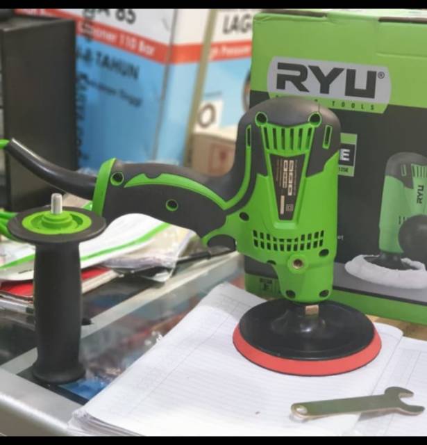 MESIN POLES MOBIL RYU RGP125E POLISHER RYU RGP 125E MESIN POLES MOBIL MOTOR RYU