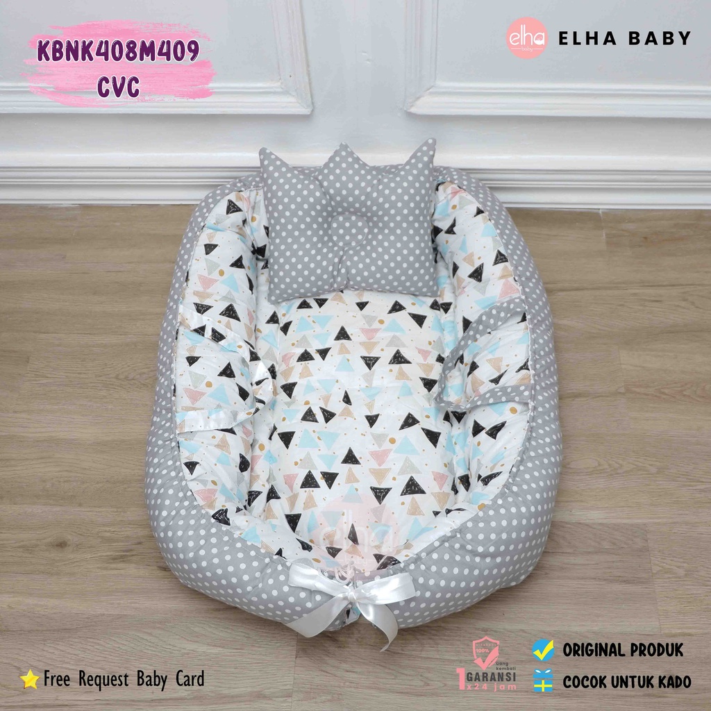 Kasur Bayi Perahu eLHa Kekinian Tempat Tidur Bayi Lipat Kelambu Murah Paket Kado Lahiran Babyshop