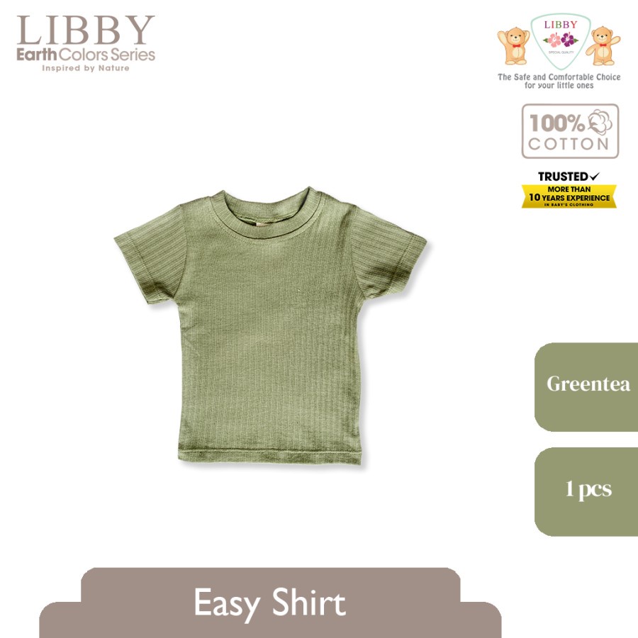 Makassar ! Libby Baby Easy Shirt Cotton Earth Color
