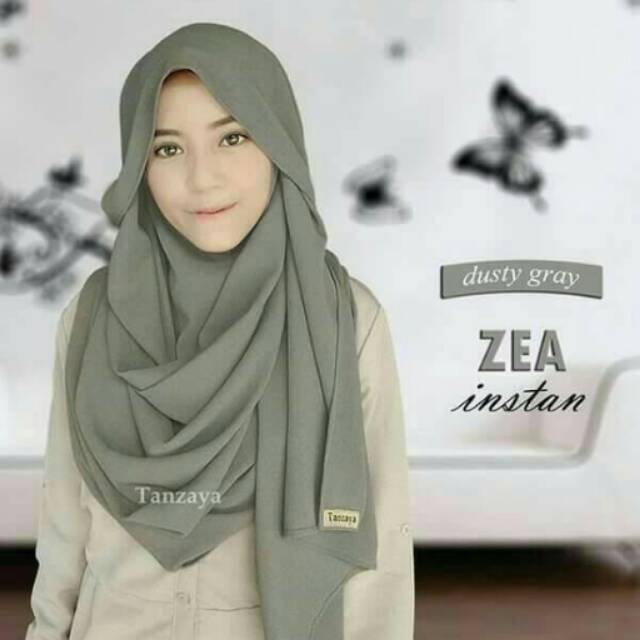 Hjab krudung pasmina instan zea