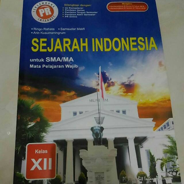 Buku PR Sejarah Indonesia kelas 12