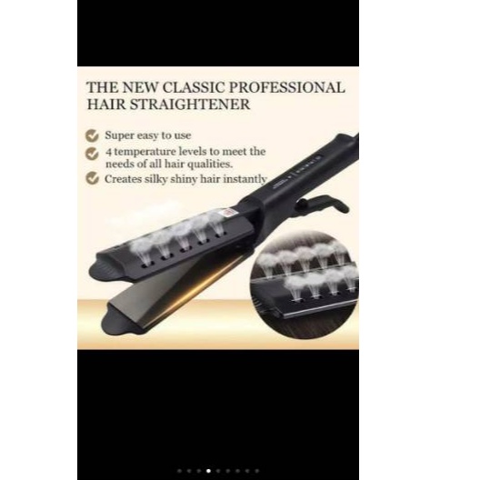 Alat Catokan Rambut SONAR Profesional Rebonding Suhu Wet And Dry Hair Straightener Sn 8077