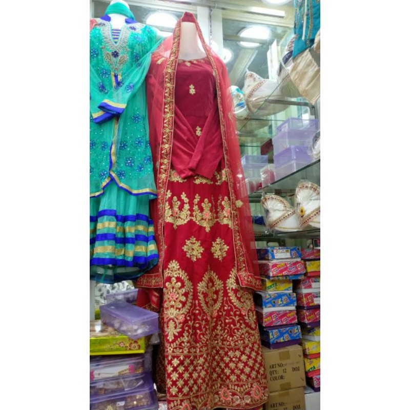 Lehengga india / lengga india / gaun india set / baju india/ jodha / pengantin
