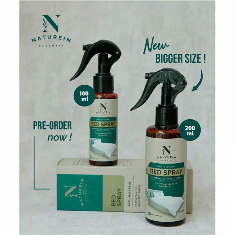 NATUREIN Anti Bacterial Bed Spray &amp; Senitizing 100ml &amp; 200ml