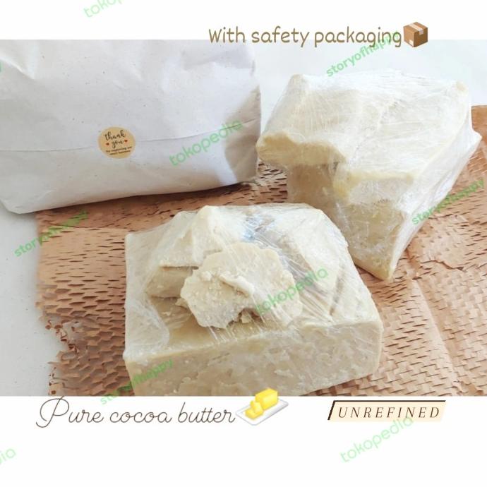 

(BISA COD) Cocoa butter 1 kg HEMAT Kode 177