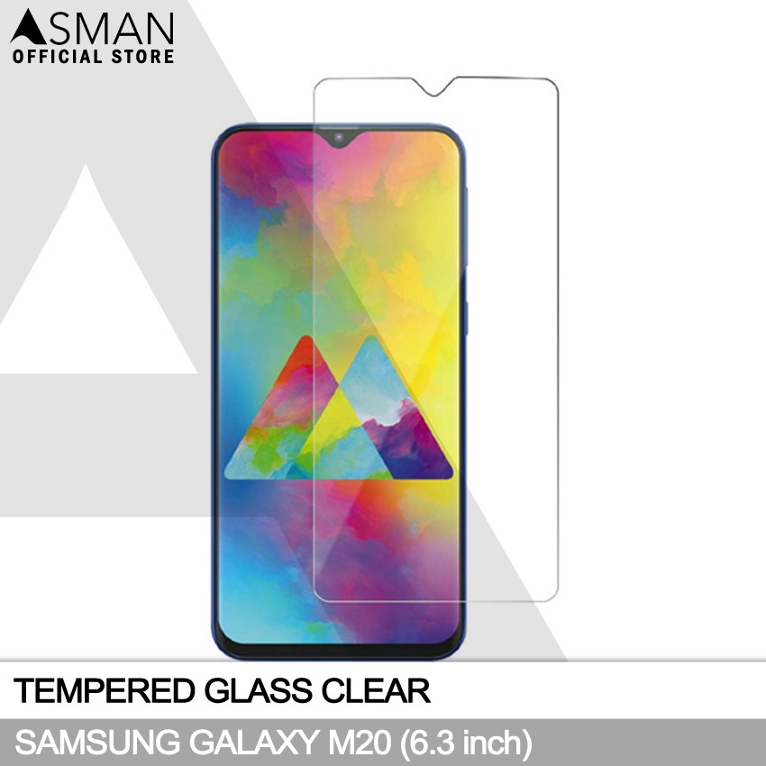 Tempered Glass Samsung Galaxy M20 (6.3&quot;) | Anti Gores Pelindung Layar Kaca - Bening