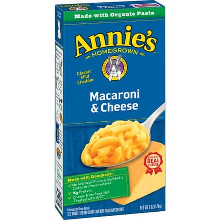 

Annie's Annies Classic Mild Cheddar Macaroni & Cheese 170 gr / Pasta