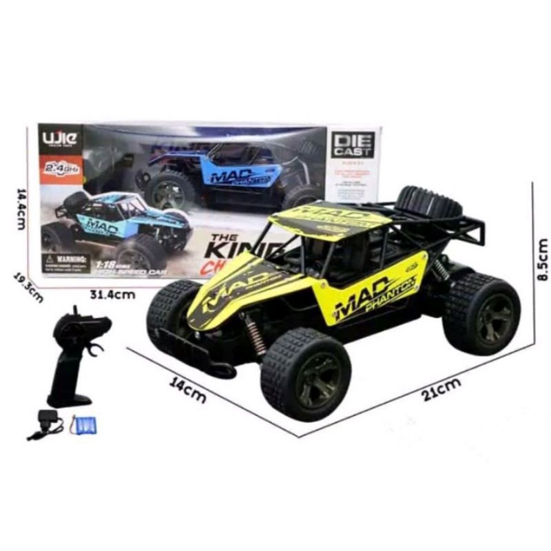 Mainan RC Offroad Rock Crawler Buggy Chetah King Keren