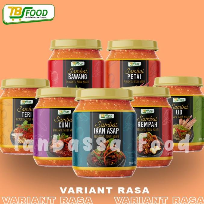 

[[COD]] Sambal/sambel Pedas 120g Sambal Udang/Teri/Ijo/ Cumi/Ikan Asap/Pete PRODUK TERBATAS Kode 529