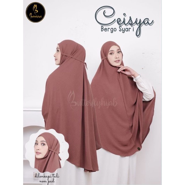 HIJAB INSTAN JUMBO CEISYA BERGO SYARI © BUTTERFLY