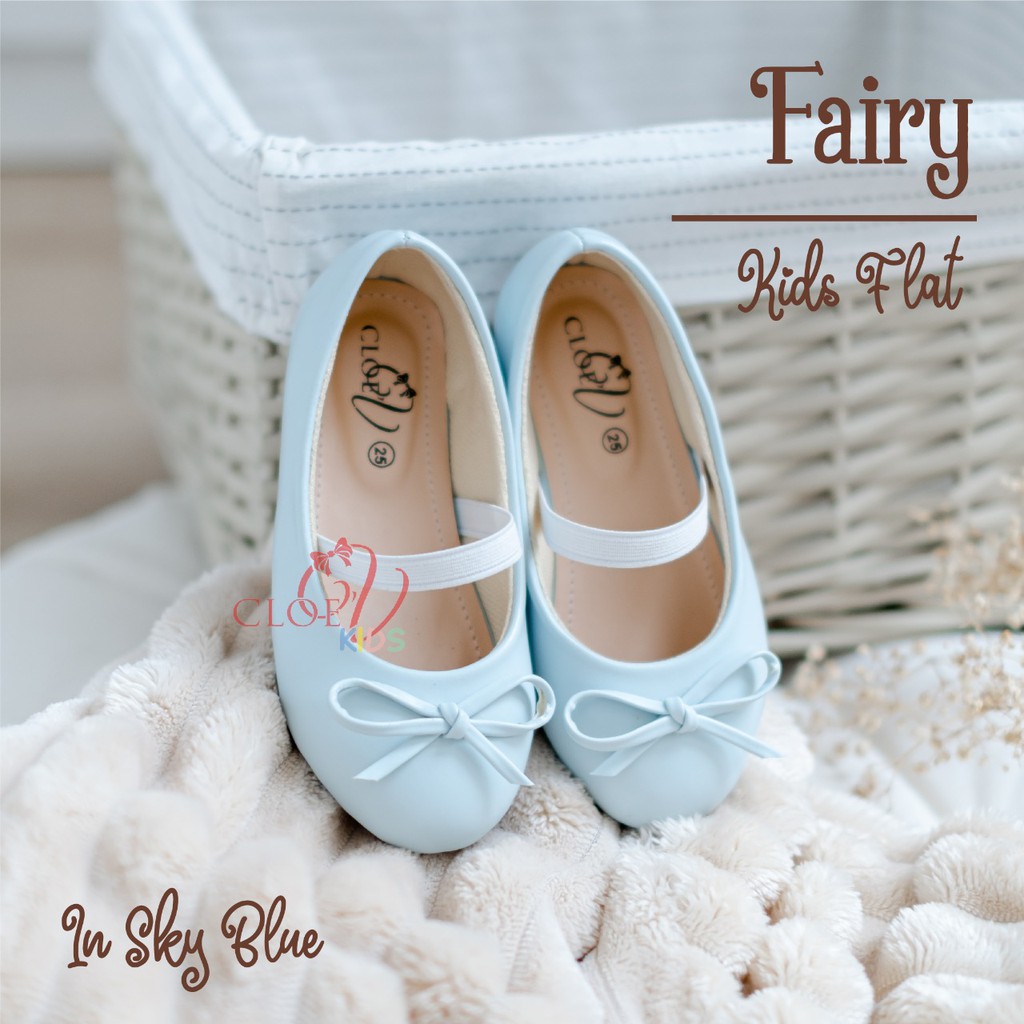 CLOEVKIDS - Fairy Flatshoes size 22-35 Flatshoes Sepatu Pesta Ballet Anak Perempuan Ballerina Korean Style Lucu