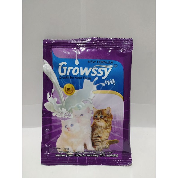 susu kucing growssy 5 saset