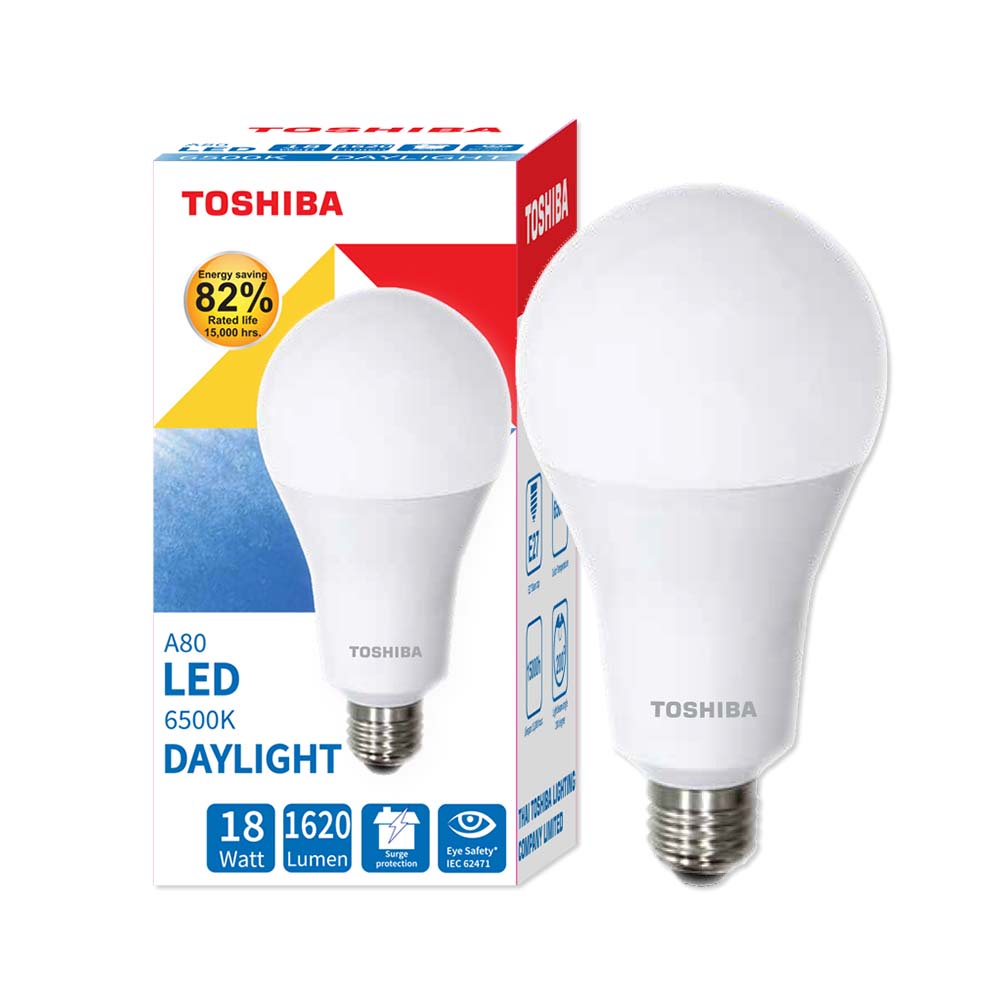 LAMPU BOHLAM TOSHIBA LED BULB 18W 18 WATT