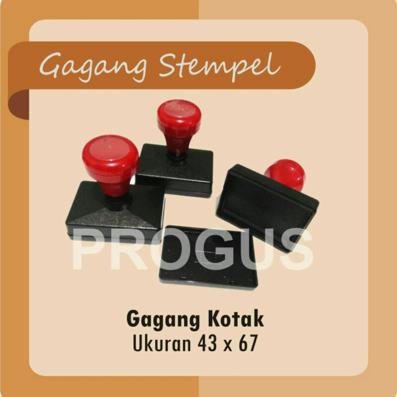 

Gagang Stempel Flash Otomatis Kotak Ukuran 43 x 67 mm