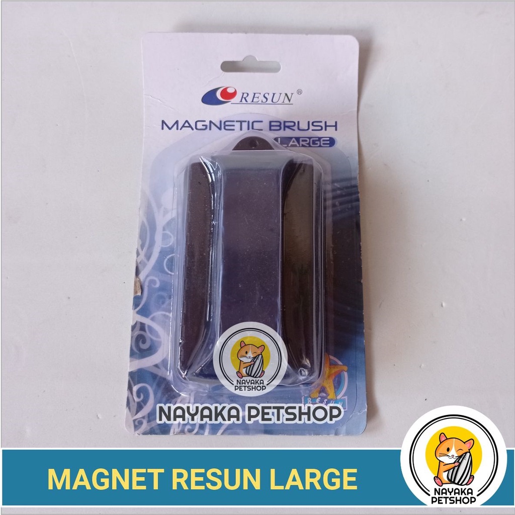 Resun Magnet Pembersih Kaca Aquarium Aquascape Large Besar