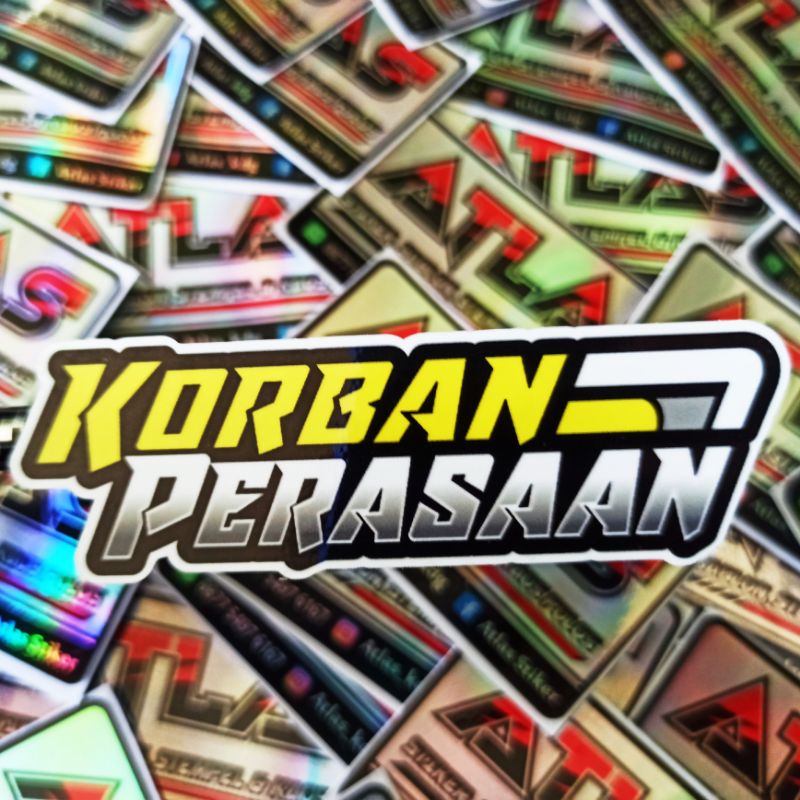 STIKER KORBAN PERASAAN