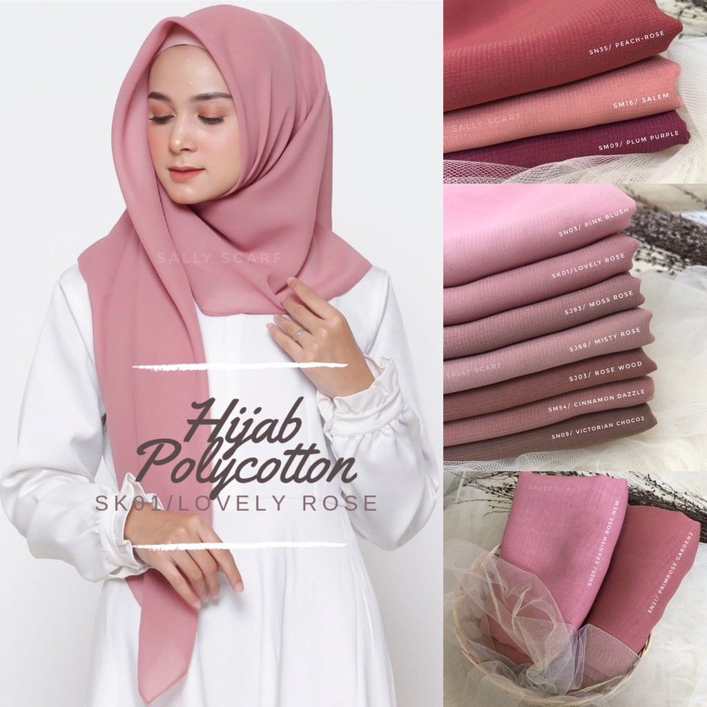 KERUDUNG BELLA ANSANIA HIJAB SEGI EMPAT SQUARE Shopee Indonesia